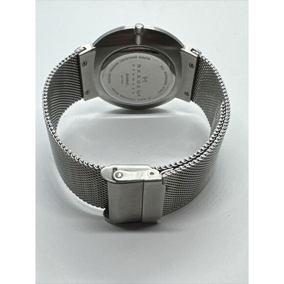 Skagen Ancher SKW6051 Men's Stainless Steel Mesh Analog Dial Quartz Watch AEA145 - Picture 9 of 11